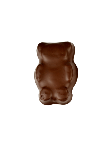 Ourson guimauve chocolat noir