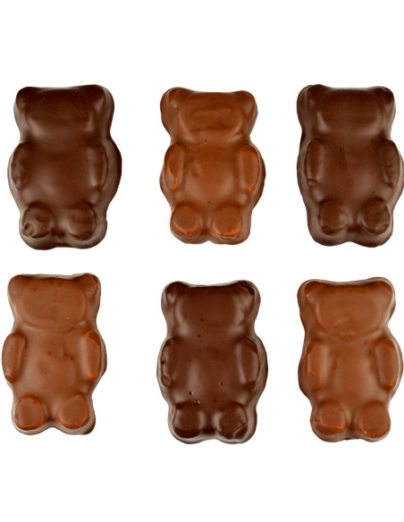 Ourson guimauve chocolat au lait